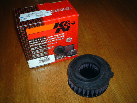 Replacement High-flow Airfilter（K&N製）
